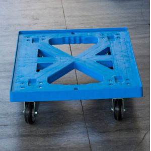 Impact - Resistance Large Plastic Moving Trolley Loading Capacity 225kg