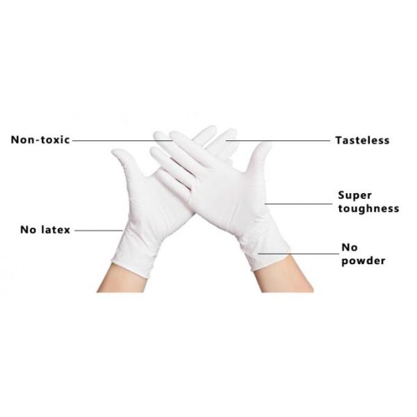 Slip Resistant Safety Disposable Vinyl Latex Examination Medical Gloves