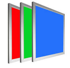 RGB Ceiling Led Panel Light Epistar / SMD2835, CRI >80Ra 85-265V 50000hours