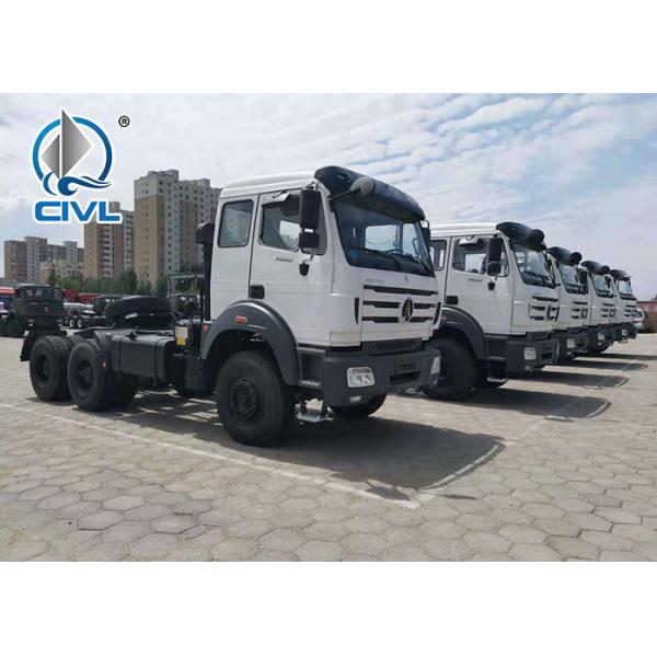 Commercial BEIBEN 6X4 Cargo Truck Chassis EURO II Fuel Tanker Capacity 400L