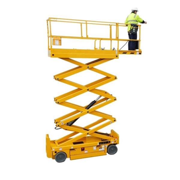 Buy Self Propelled Scissor Lift 6m 8m Full Automation Lifting Aerial Work Platform at wholesale prices