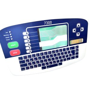 One Clik Button Embossedkeypad Switch Panel With Flexible Copper Cable