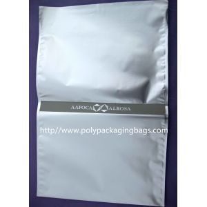 China Silver Aluminium Foil Bag Self Adhesive Plastic Bag With Adhesive Seal on sale
