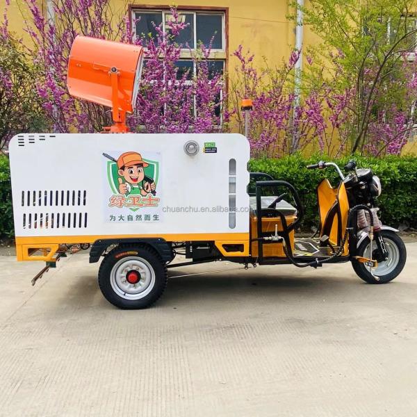 Customized Environmental Watering Cart Motor Tricycle Water Spray Truck Tricycle Tractor Water Tanker with Pure Electric Energy