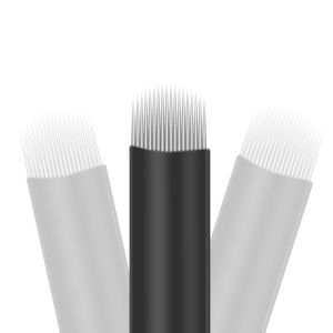 Sharp and Flexible 0.16/0.18 mm Microblading Needle for Permanent Eyebrow Tattoo
