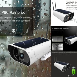 4G Solar Wifi Security Camera 1080P 2 Mega Pixels Night Vision With IR Function