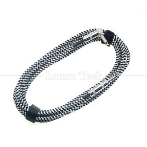 3M Right Angle Braided Metal 6.35mm 1/4 TS Jack Audio Electric Guitar Effect