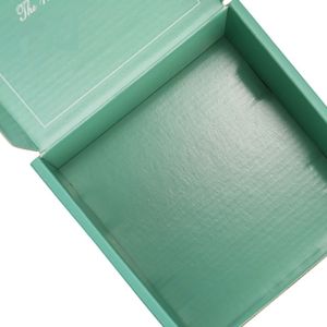 Green Embossing Foldable Custom Printed Corrugated Boxes