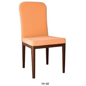 Chinese Style Design strong wood-like metal banquet chair in carteen (YA-80)