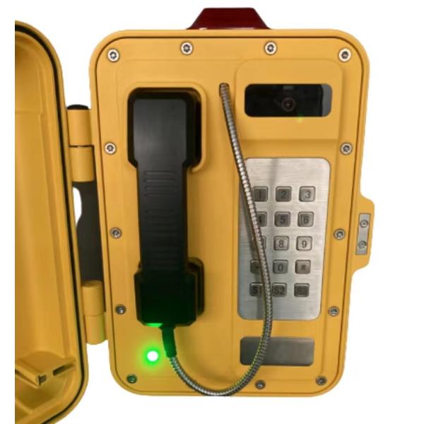 Buy HighWay Road Side Voip Industrial Sip Phone With Camera Weatherproof at wholesale prices