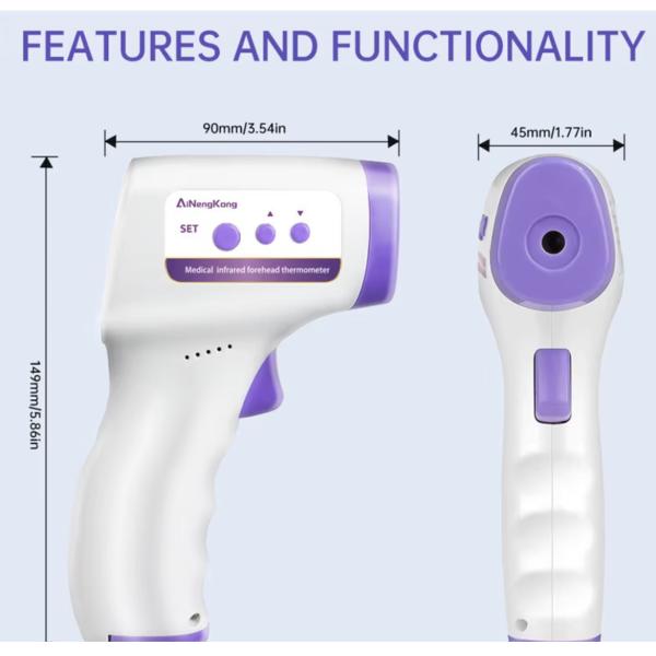 OEM Infrared Ear Digital Forehead Thermometer For Kids Body Temperature Measuring