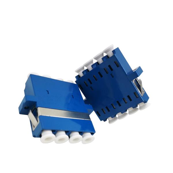 Buy Excellent Performance Fiber Optic Adaptor 4 Core LC Communication FTTH System Blue at wholesale prices