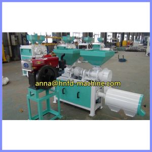 China corn grit making machine with diesel, rice milling machine on sale