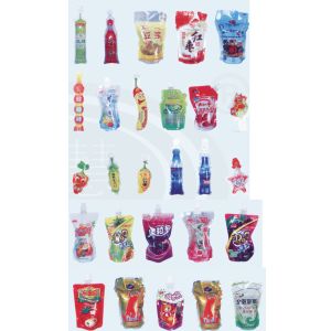 Forming bag filling and sealing machine100ml 300ml 500ml Shaped bag nozzle bag