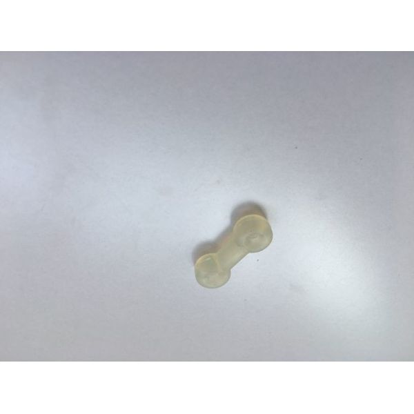 Clear Color Auto Rubber Parts Flexible Low Compression Set With Two Holes