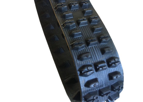 Buy Wide 120mm Snow Blower Rubber Track 60MM Pitch 20 Links at wholesale prices