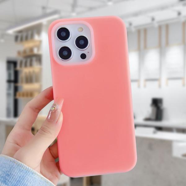 Simple Ins Jelly Liquid Silicone Phone Case For Apple 14 Promax IPhone 15 Full