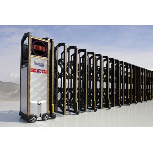 Quality Factory Expandable Automatic Folding Gate With Trackless Operation for sale