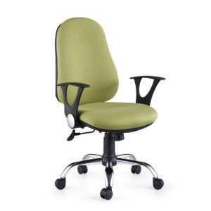 High Back Fabric China Operator Chair