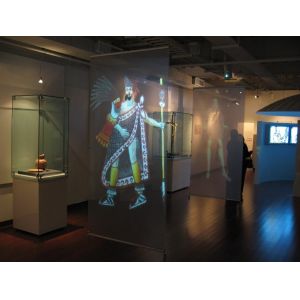 Holographic Rear Projection Film Transparent Hologram Foil 100um Thickness