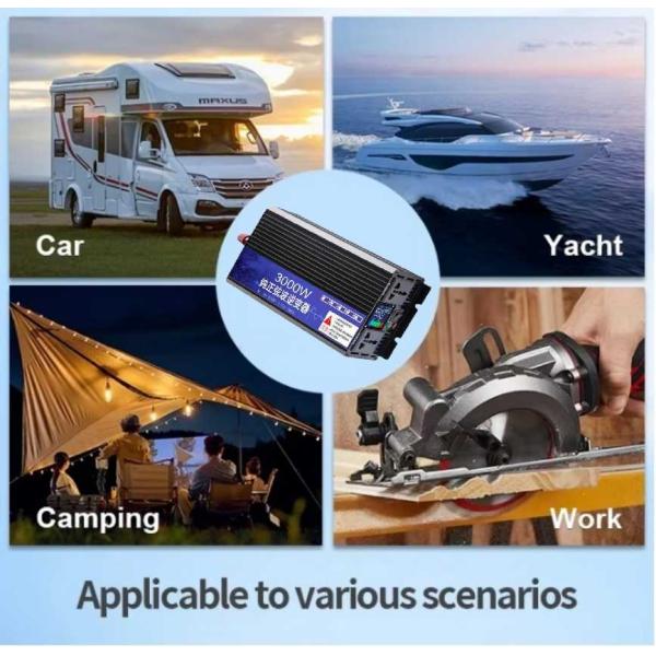 High Performance 2000w Pure Sine Wave Power Inverter For Transportation Communication And Exchange Vehicles