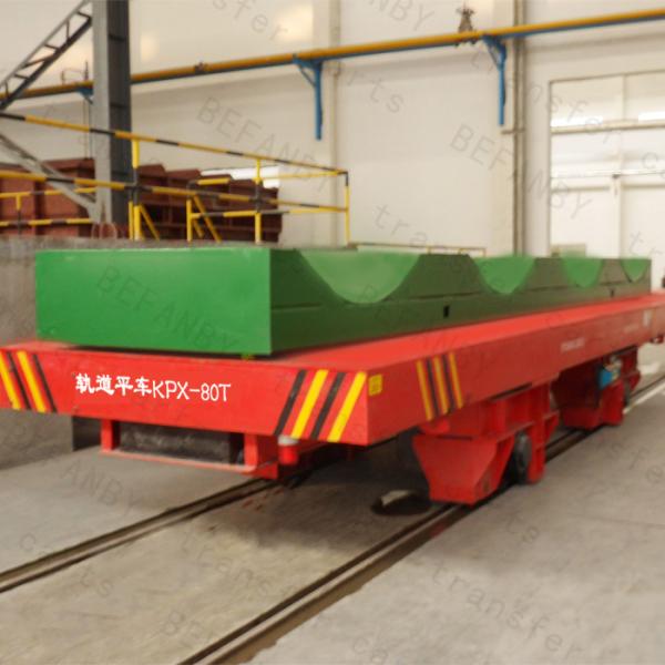 Steel Coil Handling Tail Rail Transfer Trailer With V-Frame