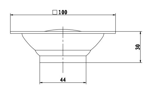Bottom Stainless Steel 100mm Floor Drainer