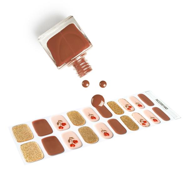 Customers' Requirements Semi Cured Gel Sticker Nail Polish Stickers for Nail Salon