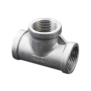 Water Threaded Tee 316 Stainless Steel Pipe Fittings