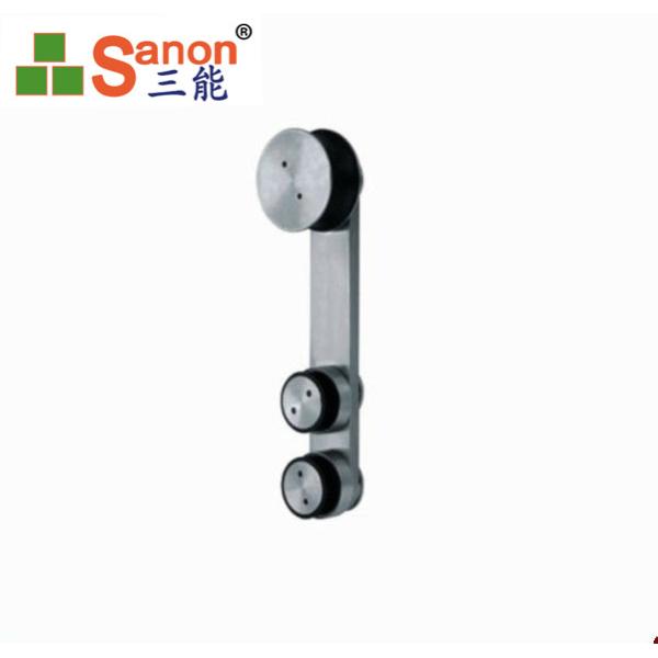 Buy High Hardness SS Door Fittings Stain Brush Finish For Frameless Sliding Glass at wholesale prices