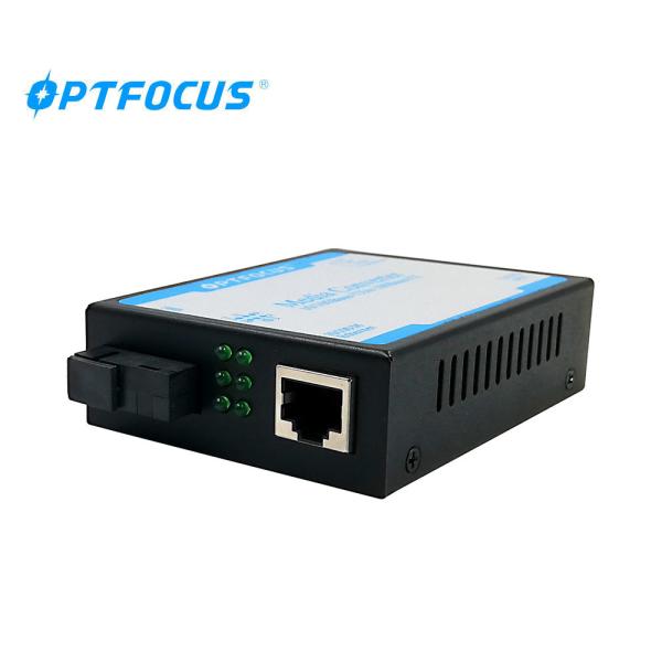 Buy 10 / 100M Fiber Media Converter 1310 & 1550 nm Single Fiber SM SC 80KM at wholesale prices