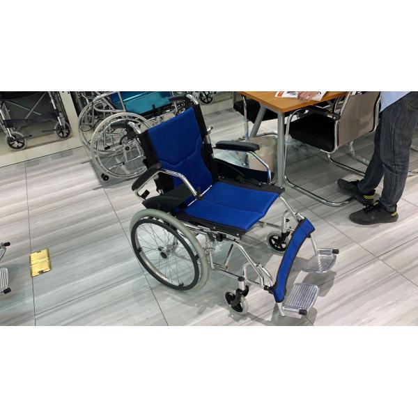 Orange Lightweight Aluminum Manual Wheelchair 863L Fit Up Armrest