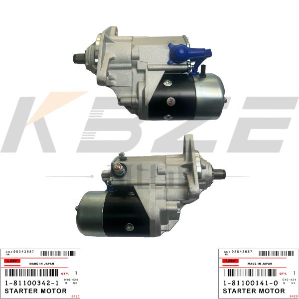 Buy 1-81100342-1 ISUZU 6BG1 ENGINE 1-81100141-0 STARTER MOTOR ASSY 24V 11T 4.5KW FITS FOR EX200-5 ZX200-3 ZX240-3 at wholesale prices