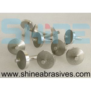 Smooth 14 Inches Diameter Electroplated Diamond Tools Artificial Diamond Coal