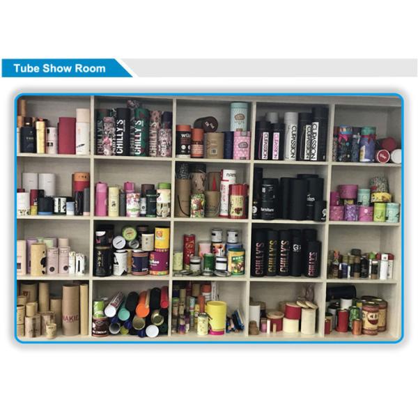 Custom Kraft Core Paper Cardboard Cosmetic Tube Round Box