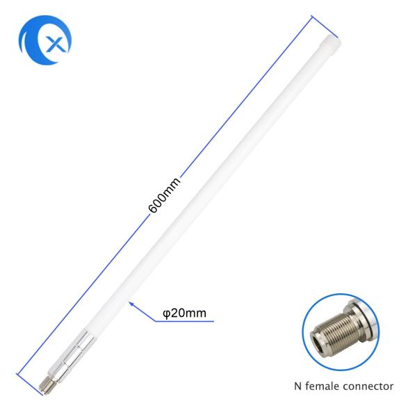 Outdoor Waterproof 5.8dBi fiberglass antenna N Type 915 MHz Antenna For LoRa Gateway