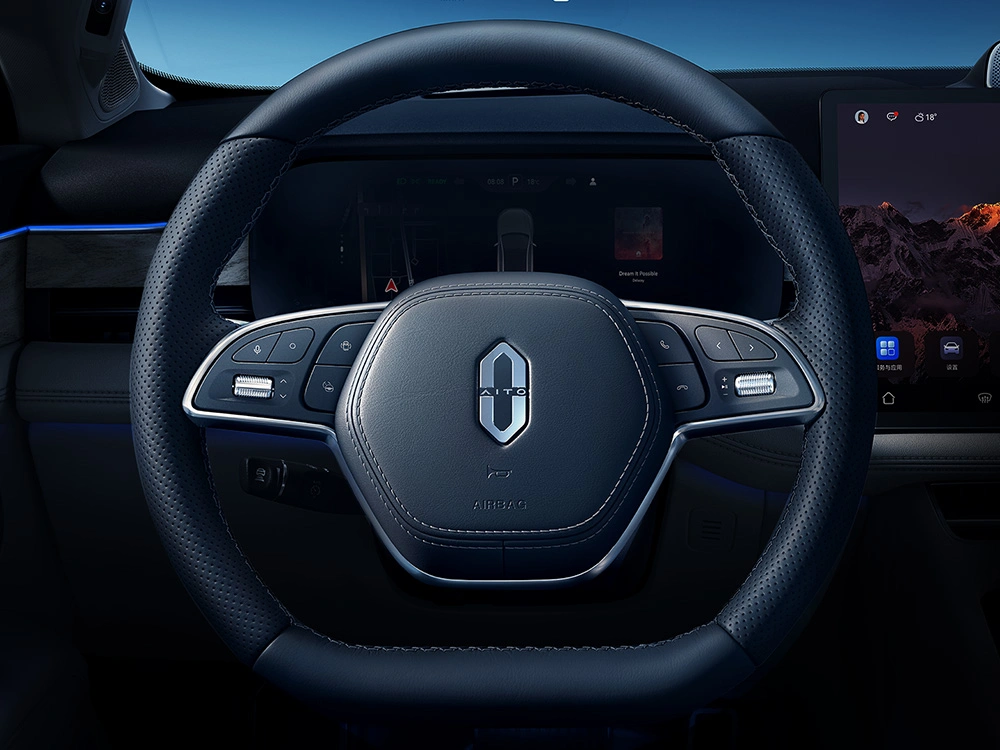 2880mm Wheel Base Medium SUV 2024 HUA-WEI AITO M7 M5 1220KM Range Harmony OS EV Car with Secondhand Automobile Electric Cars