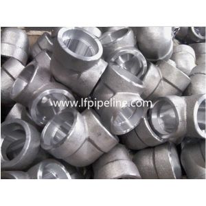 astm A105 carbon steel 90 degree socket weld forged pipe fittings elbow