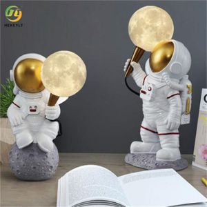 Resin + hardware H370 Children'S Room Moon Astronaut Rechargeable Sunset Bedside