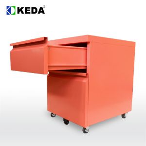 China Fully Assembly 0.13 CBM SGS Metal Mobile Pedestal on sale