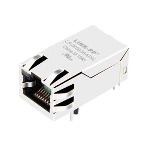 Quality 0826-1K1T-43-F Gigabit Magjack 12 Cores Tab-Up 1Port 1000 Base-T RJ45 for sale