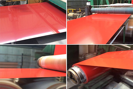 Cold Rolled PPGI Galvanized Steel Coil , Non Oiled Prepainted Gi Steel Coil