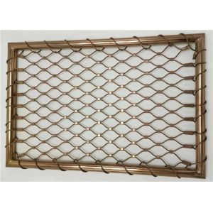 Flexible & Durable Stainless Steel Cable Mesh Fence For Railing Infill Net