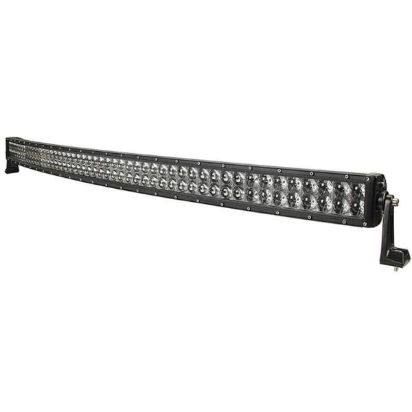 Double Row 4D 300W 52 Inch Curved LED Light Bar For SUV Cool White 6000K
