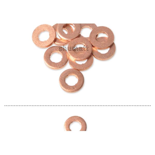 OEM new Shumatt Injector Heat Schield Gasket Copper Washer Shim F00VC17505 for 0445110042/043/046065/066 injector