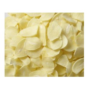 ISO Dehydrated Dry Food Fried Garlic Flakes Gold Yellow With Free Samples