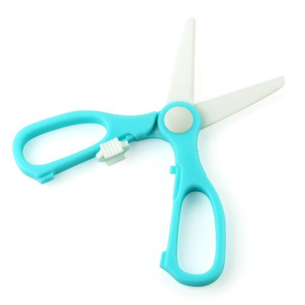 Safety Ceramic Baby Food Scissors Gift Logo Customized Kitchen Supplies