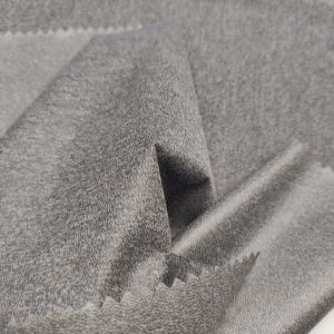 100% Polyester 90 G Knitted Grey PU Coated Outdoor Down Fabric 150 Cm