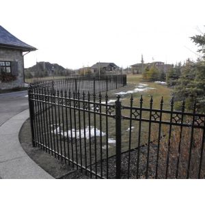 Quality High quality galvanized powder coated garrison fencing for sale