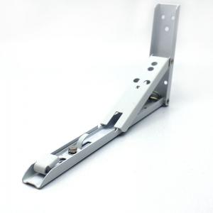 Quality Custom Triangle Spring Folding Shelf Locking Hinge Bracket for Wall Mounting in Silver for sale